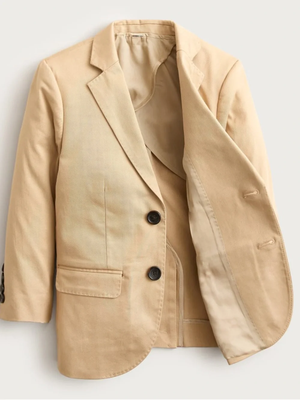 J crew British khaki Boys' Ludlow suit jacket in chino